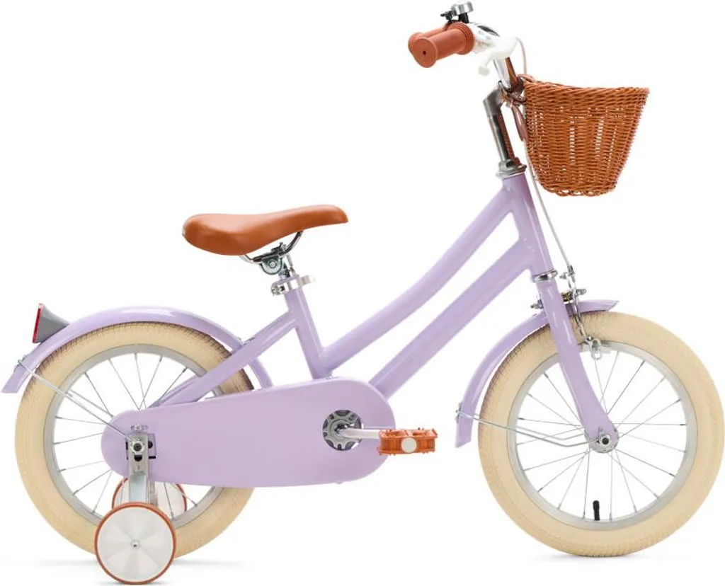 Vélo enfant 14 pouces violet Génération Hip avec petites roues amovibles