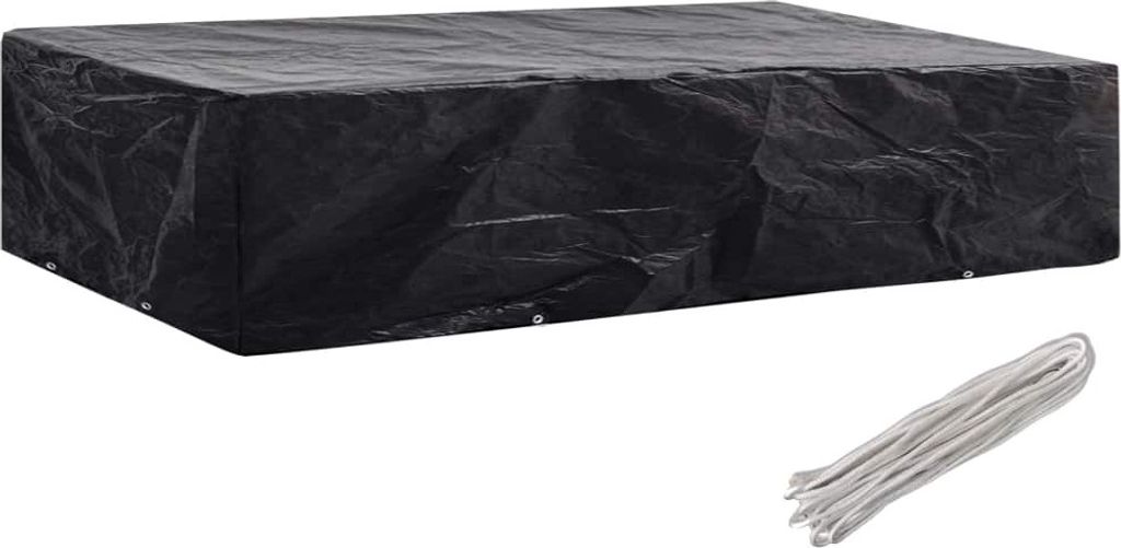 Copertura per sdraio da giardino 8 occhielli 218x77x55 cm Immagine del prodotto 