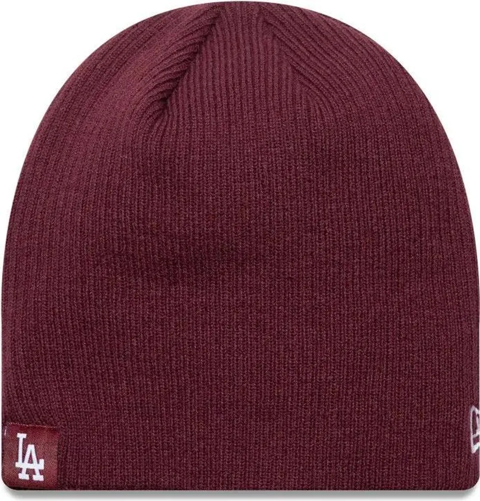 Bonnet New Era MLB Essential Skully LA Dodgers Rouge Homme Taille Unique