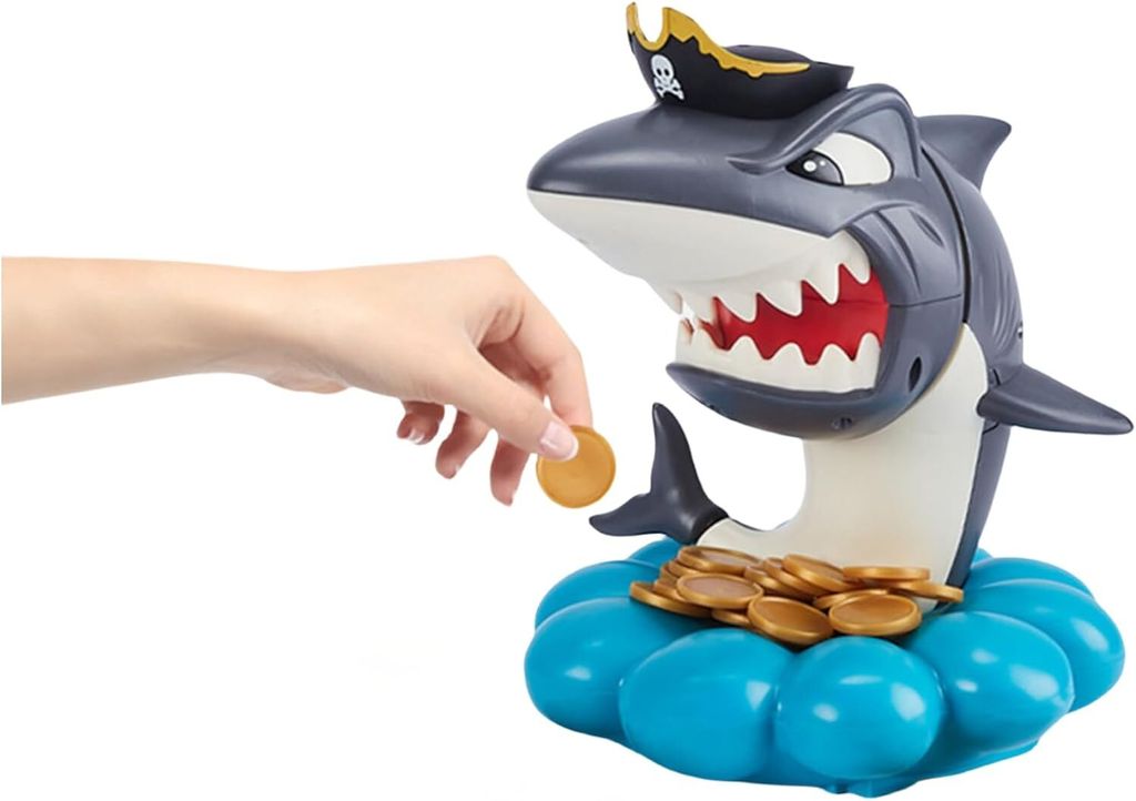 Rattlesnake Game, Pop up Rattlesnake Tricky Toy Shark Board Games, Funny Animals Biting Toy Family Interactive Toy for Kids Aldults