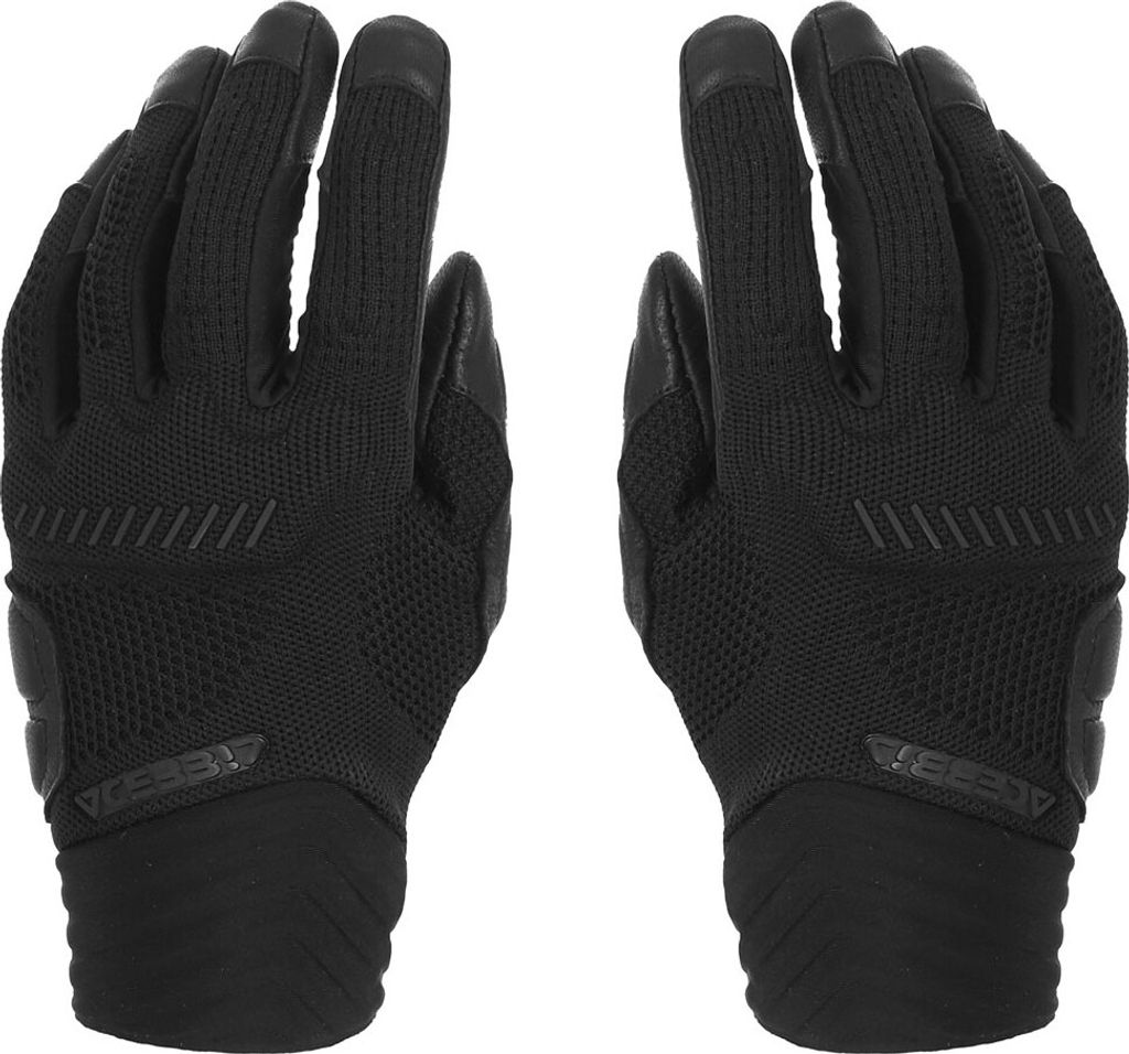 ACERBIS CE MAYA genehmigte schwarze Enduro-Motocross-Handschuhe größe L