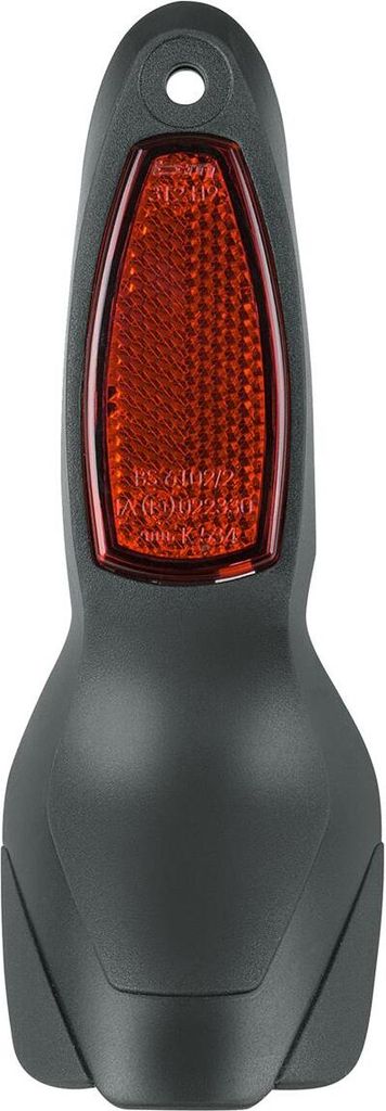 SKS Reflektorspoiler 45mm mit Busch & Müller Rückstrahler, Gummispoiler, einf...