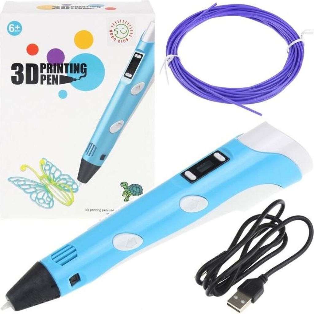 3D pero Súprava 3D tlačiarne – modrá Obrázok produktu 