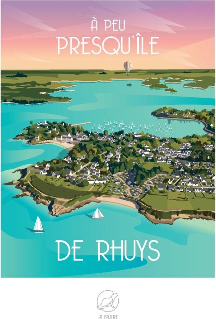 La Loutre Puzzle PRESQU'ÎLE DE RHUYS - 1000 Teile Puzzle Spiel