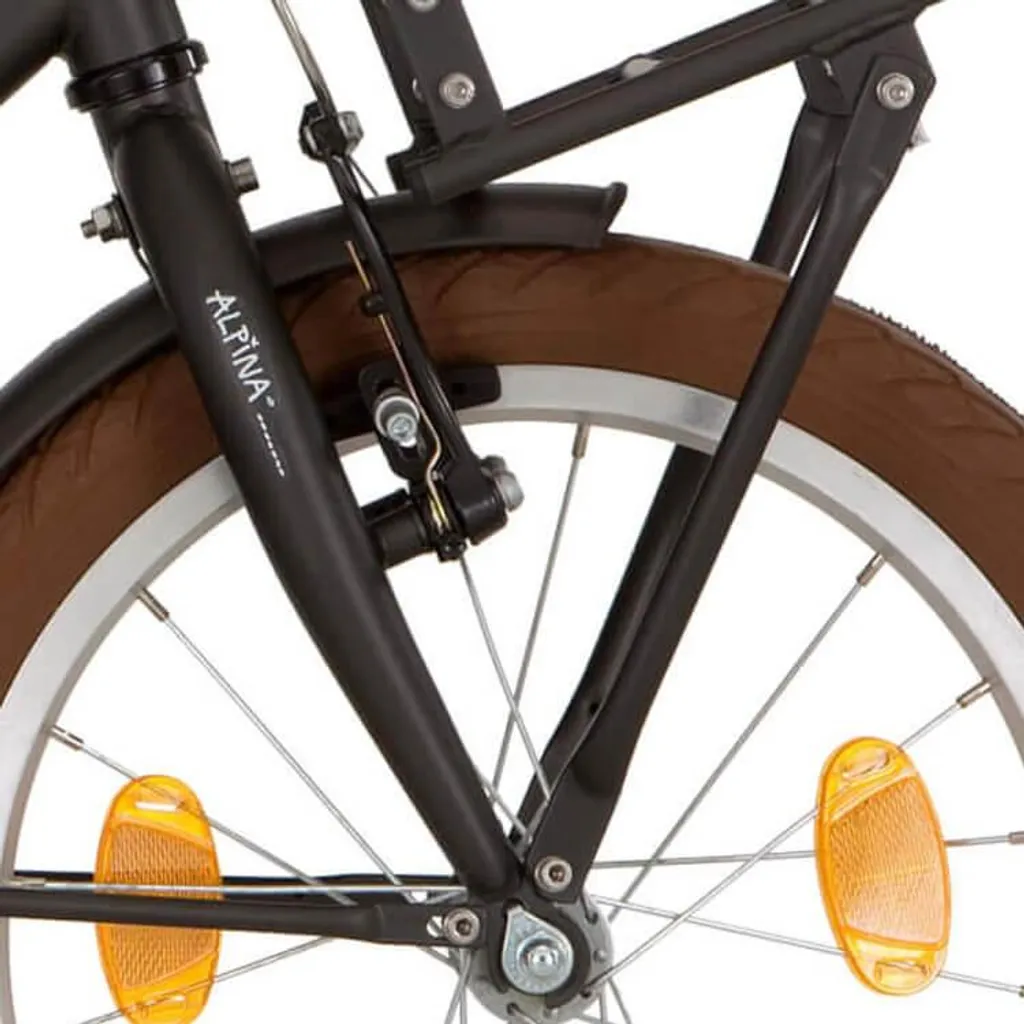 Alpina Fork 16 Cargo J Noir Mat - Fourche pour Velo Cargo Urbain