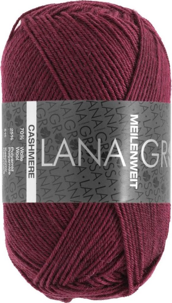A ball of yarn with a label wrapped around it.