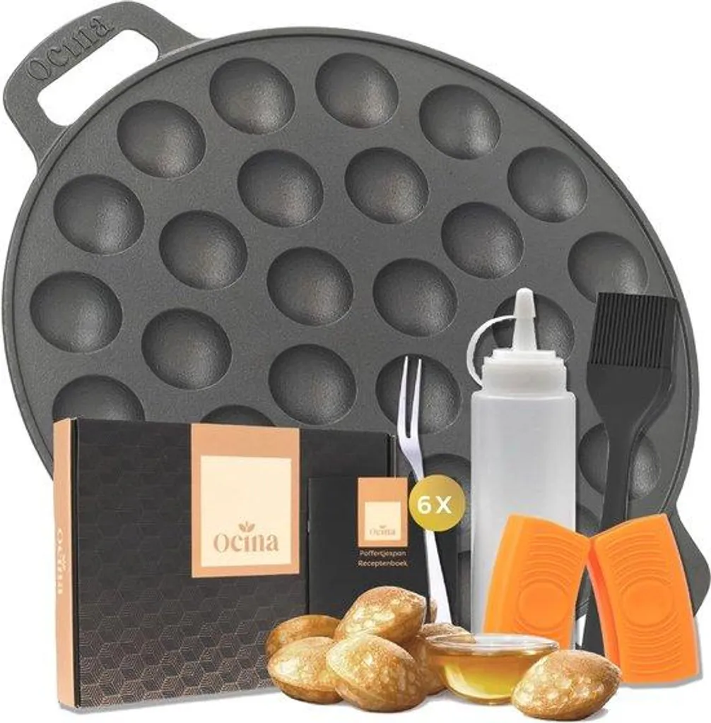 Kit poffertjes anti-adhésif 30 pièces – Réussissez vos crêpes à coup sûr
