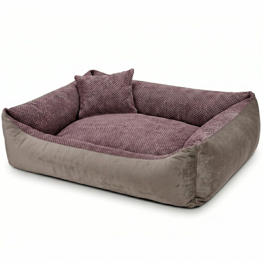 4L Textil TEO Kuscheliges Hundebett mit Rand, abnehmbarer Produktbild 