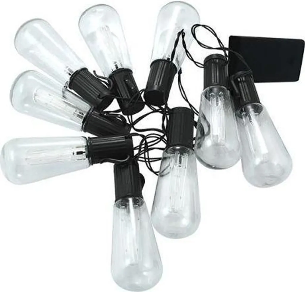 Guirlande LED Jardin Edison 2,6m : Éclairage Chaleureux Anti-Éblouissement