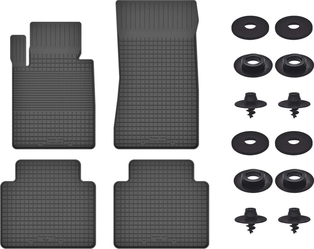 Gummimatten Mit Stoppern Für: Bmw Gt F07 Xdrive (2009-2017) Schwarz Set