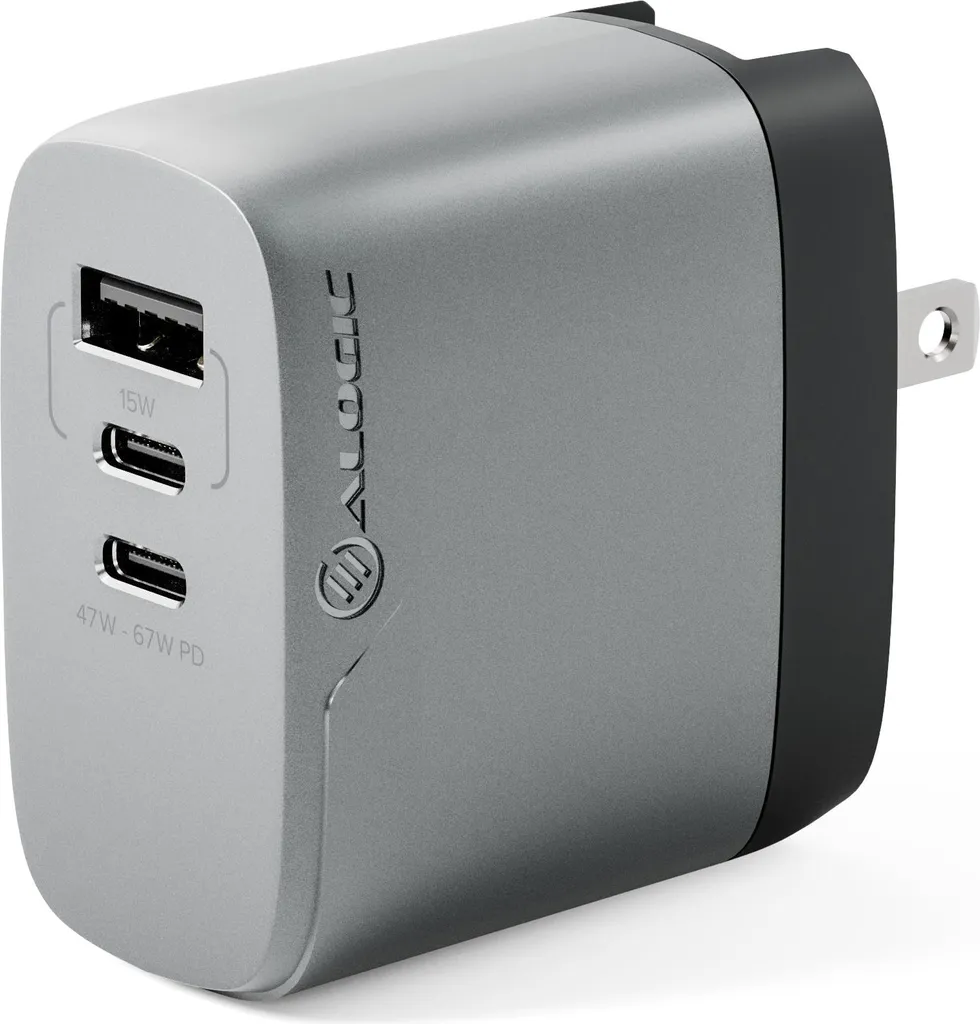 Chargeur USB Multiple pour Voyage 67W Alogic Idéal pour Télétravail