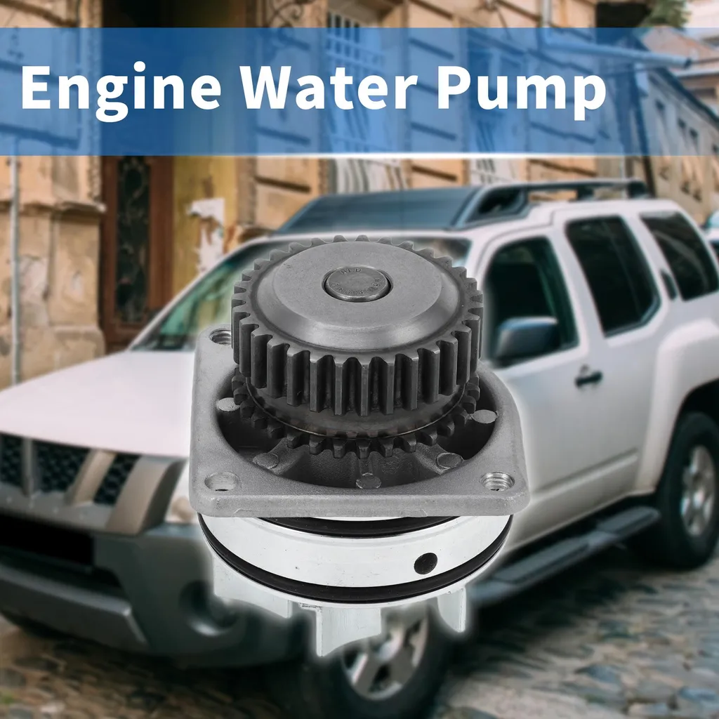Pompe à eau en métal argenté ultra durable pour moteur Nissan Altima v6
