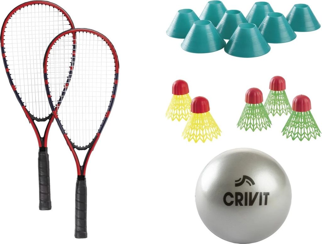 CRIVIT Rapid Ball Set, für 2 Spieler (orange/blau) - Produktbild 