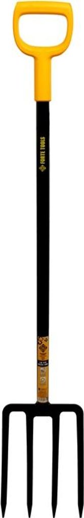 Grabegabel mit Stiel, 4 Zinken, Länge 1200 mm, Arbeitsbreite 19,6 cm