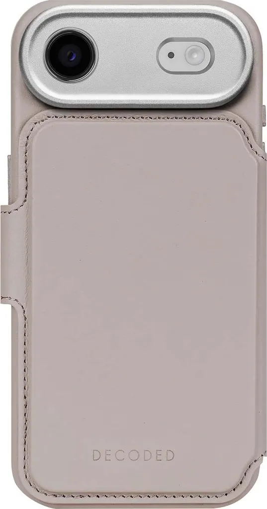 Housse Portefeuille iPhone 17 Decoded Cuir Magsafe Coque Détachable