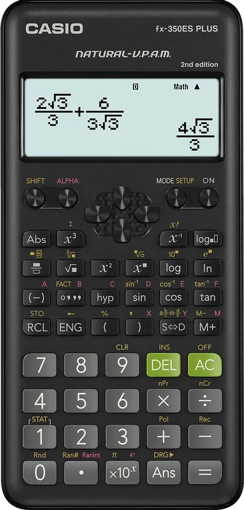 Calculatrice Casio FX 350 ES PLUS 2E pour éviter les erreurs de calcul
