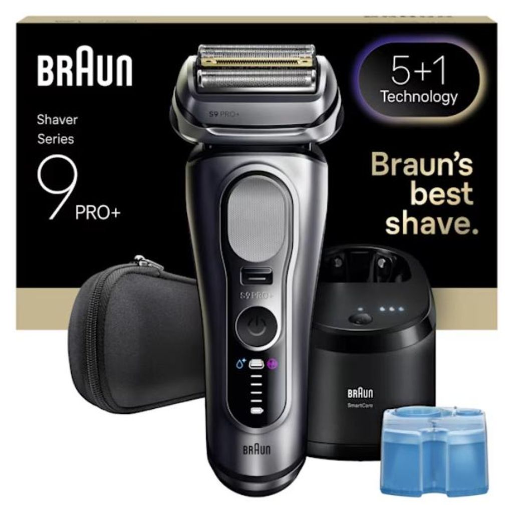 Braun Series 9 Pro+ 9667CC Folienschaber Trimmer Silber Produktbild 
