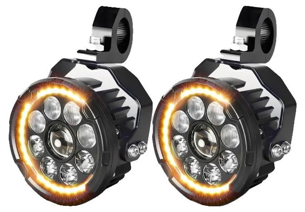 Éclairage Moto LED pour Vision Nocturne et Sécurité en Temps de Pluie