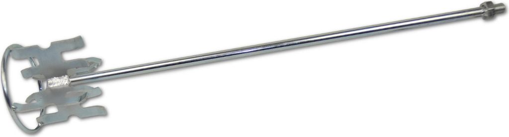 Rührquirl Paddelrührer mit 90mm Paddelhöhe u. M14-Aufnahme, ø120x600mm