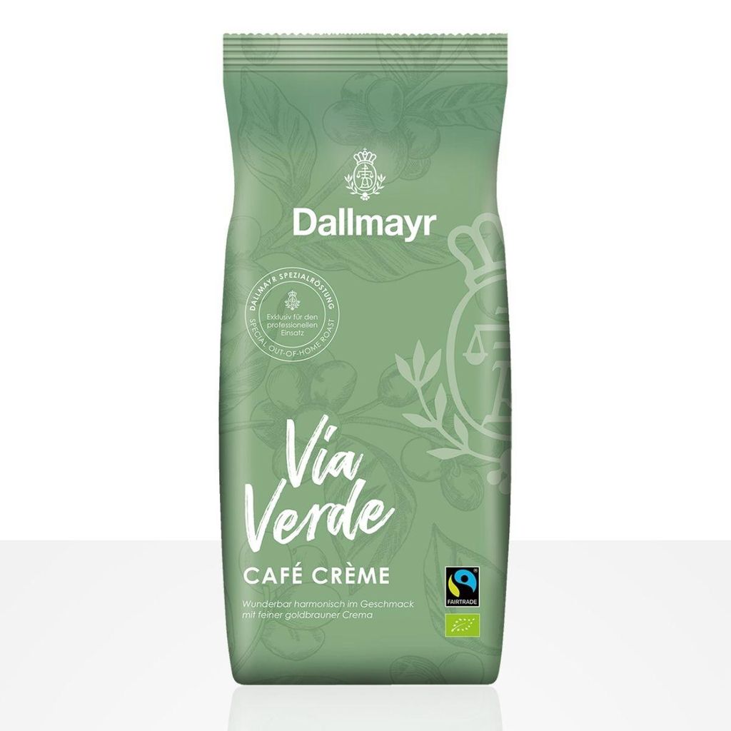 Dallmayr Via Verde Café Crème  Fairtrade - 6 x 1kg Produktbild 