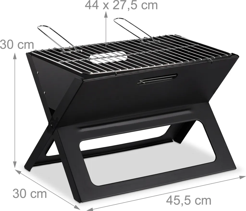 Barbecue d'appoint pliant facile à transporter pour petits espaces