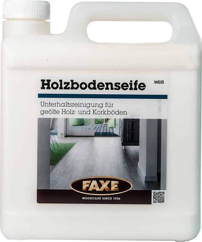 Faxe Holzbodenseife weiß 2,5 Liter für geölte Holzböden Produktbild 