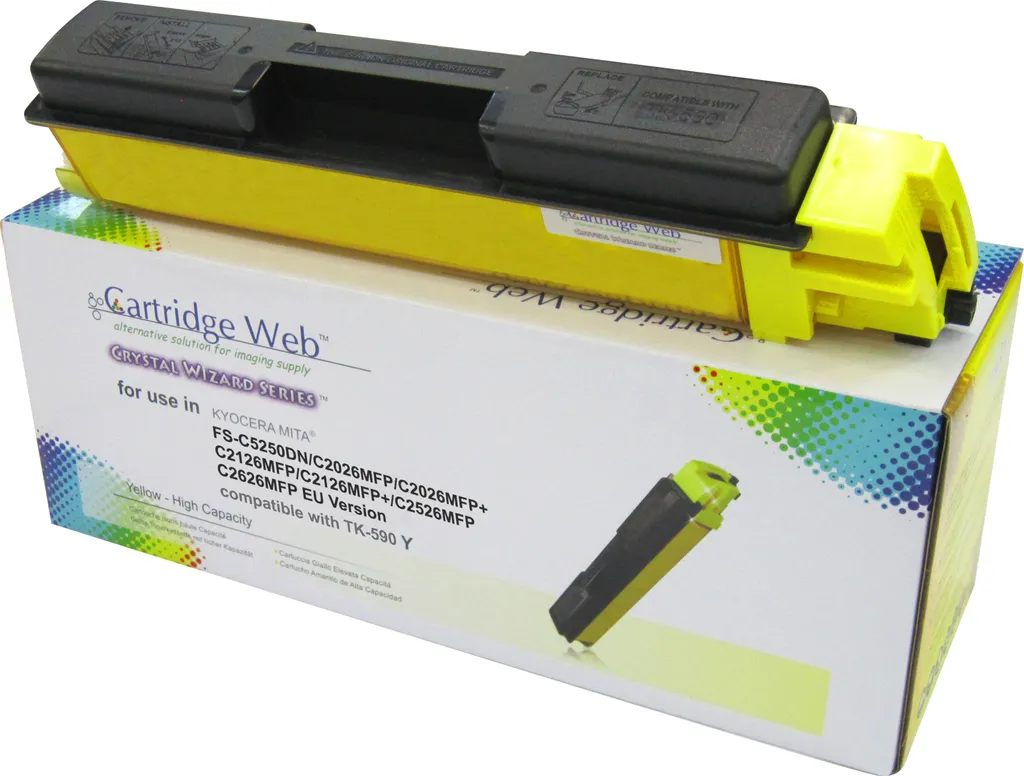 Toner Jaune TK-590Y pour Kyocera : Fini les Couleurs Terne sur vos Documents