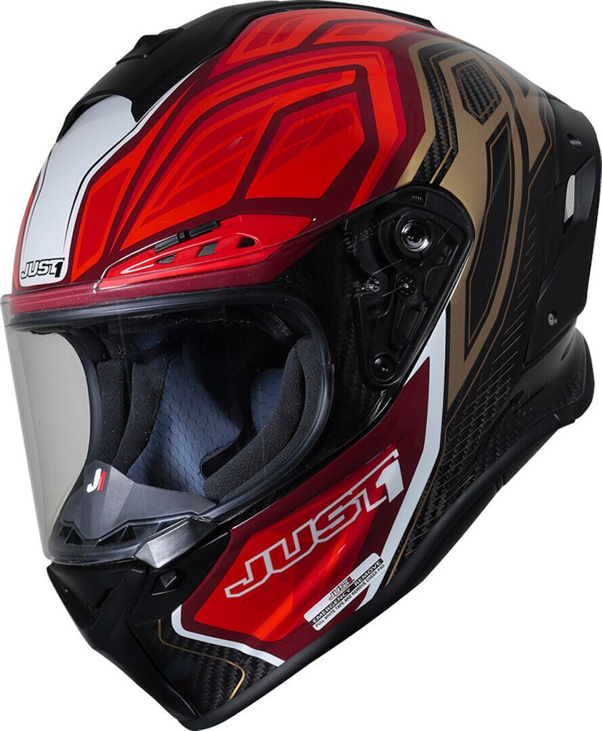 Just1 J-GPR Instinct Carbon Helm, rot, XS (54)