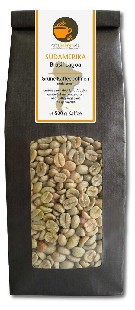 Rohkaffee Arabica Brasil Lagoa 500g Produktbild 