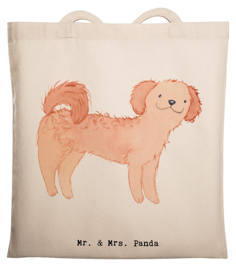Mr. & Mrs. Panda Tote Bag Cavapoo Moment - Transparent - Geschenk, Jutebeutel, Schultasche, Einkaufstasche, Tasche, canvas, Cavoodle