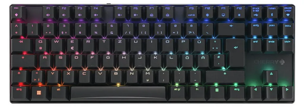 Clavier Mécanique Gaming TKL CHERRY MX 8.2 Wireless sans Pavé Numérique