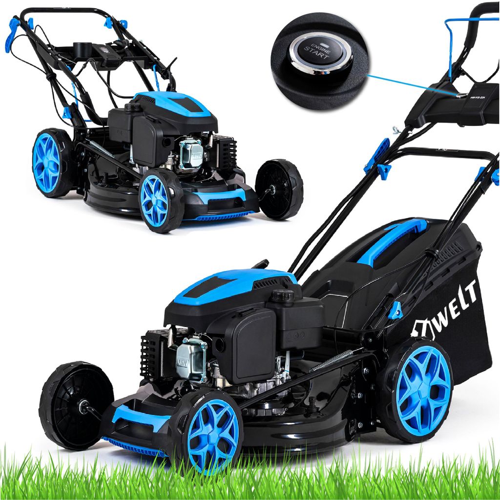 Hexwelt tondeuse thermique HW-KS-224 224 cm³ 53 cm traction Image du produit 