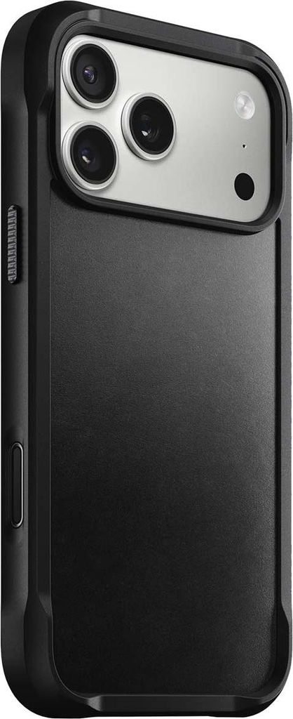 Nomad Rugged Leather Case iPhone 17 Pro Max Black Horween