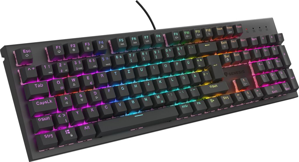Genesis Gaming Tastatur THOR 303 silent kabelgeb. (DE) Produktbild 
