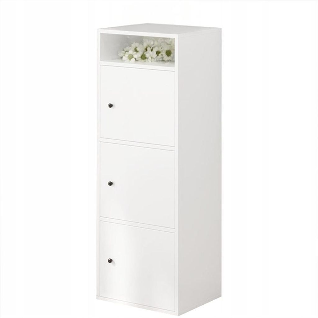 Průmyslový stojací regál, bílý, 140 cm Obrázek produktu 
