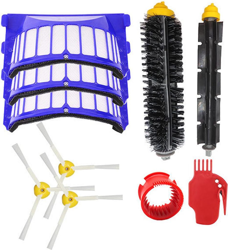 Ersatzteile für iRobot Roomba 600 Serie 605 610 614 616 620 621 625 630 665 670 691 695 Bürstenzubehör für iRobot Roomba Saugroboter-Ersatzset