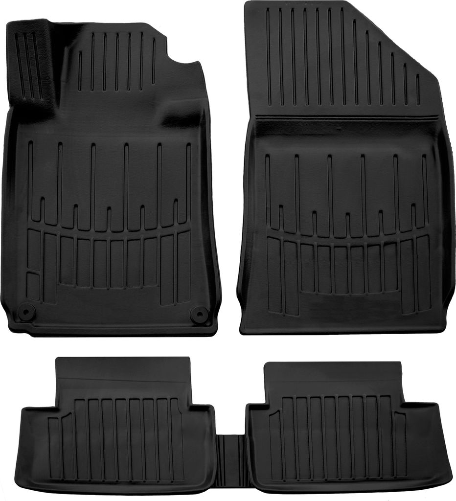 SCOUTT | 3D TPE Gummifußmatten Gummimatten Passend Für Peugeot 508 1 2010-2018 5tlg, Schwarz, Anti-Rutsch, Geruchsneutral, Abwaschbar, Allwetter,...