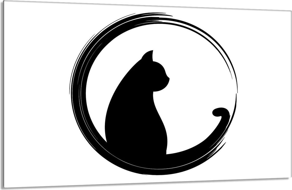 Glasschutzplatte für den Herd 80x52 Cat