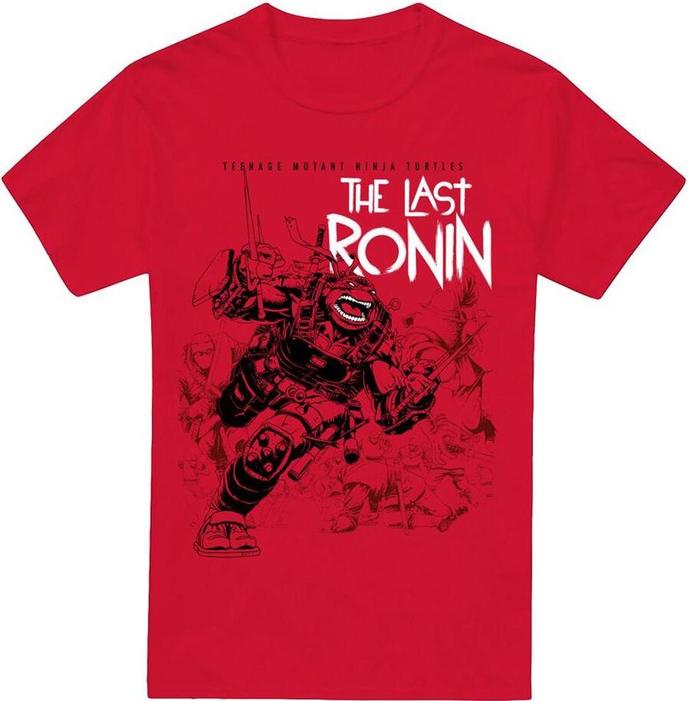 Teenage Mutant Ninja Turtles - "Charging Ronin" T-Shirt für Herren TV6488 (S) (Rot)