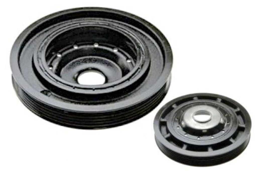 GOOM CP-0083 Riemenscheibe Kurbelwelle für RENAULT Clio III Schrägheck (BR0/1, CR0/1) 155mm 5-Rippen