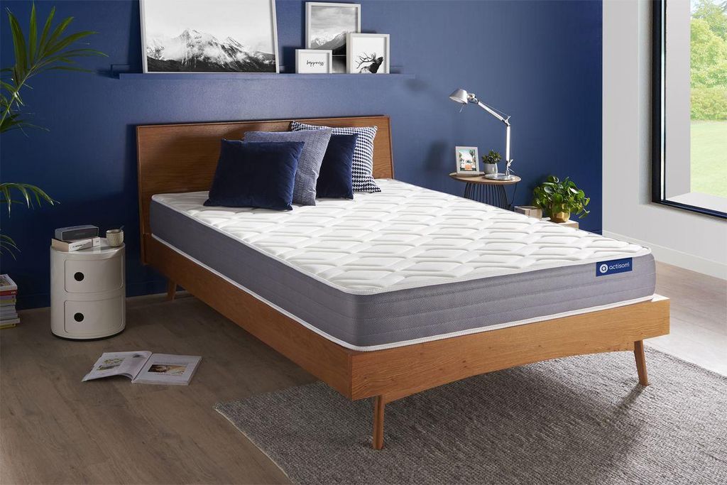 Actiflex dream matratze 130x200cm, Taschenfederkern und Memory-Schaum, Härtegrad 3, Höhe :22 cm, 5 Komfortzonen