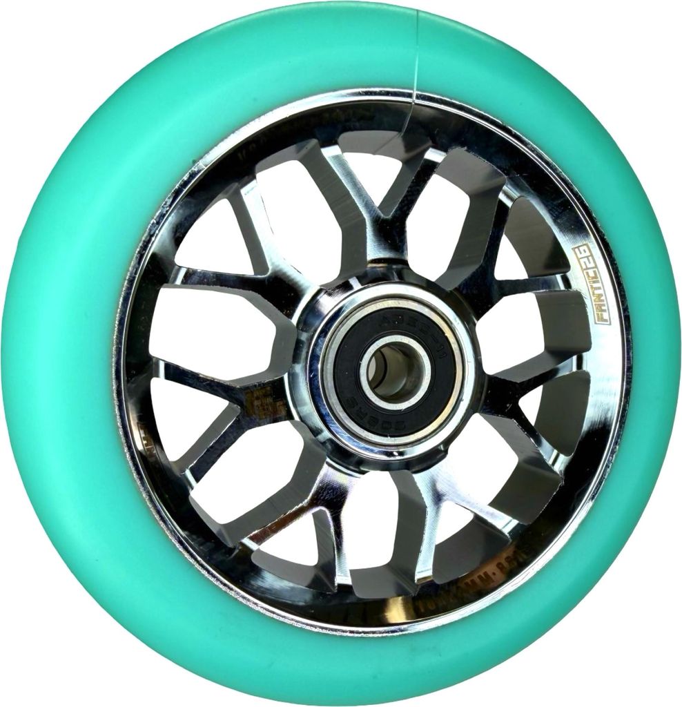 Fantic26 Spy7 Stunt-Scooter Rolle 110mm Abec11 Chrom/Pu Mint