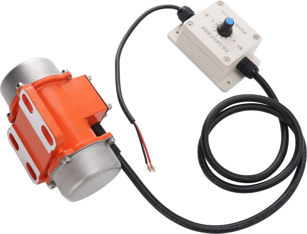 Betonvibrator -Vibrationsmotor mit Geschwindigkeitsregler DC 24V brstenloser IP65 Aluminiumlegierung Elektrische Vibration 20W