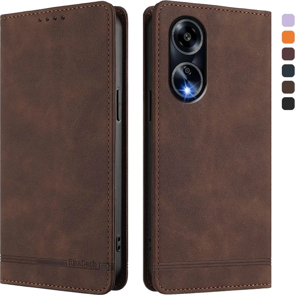 Oppo A1 5G Custodia Portafoglio Marrone: Protezione e Slot Carte
