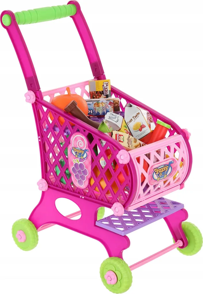 Jouet d'imitation supermarché LT356 avec chariot de courses et aliments - 6