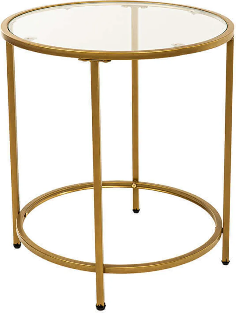 Bout de canapé MASEI 50x50 cm, table de salon pratique pour décoration