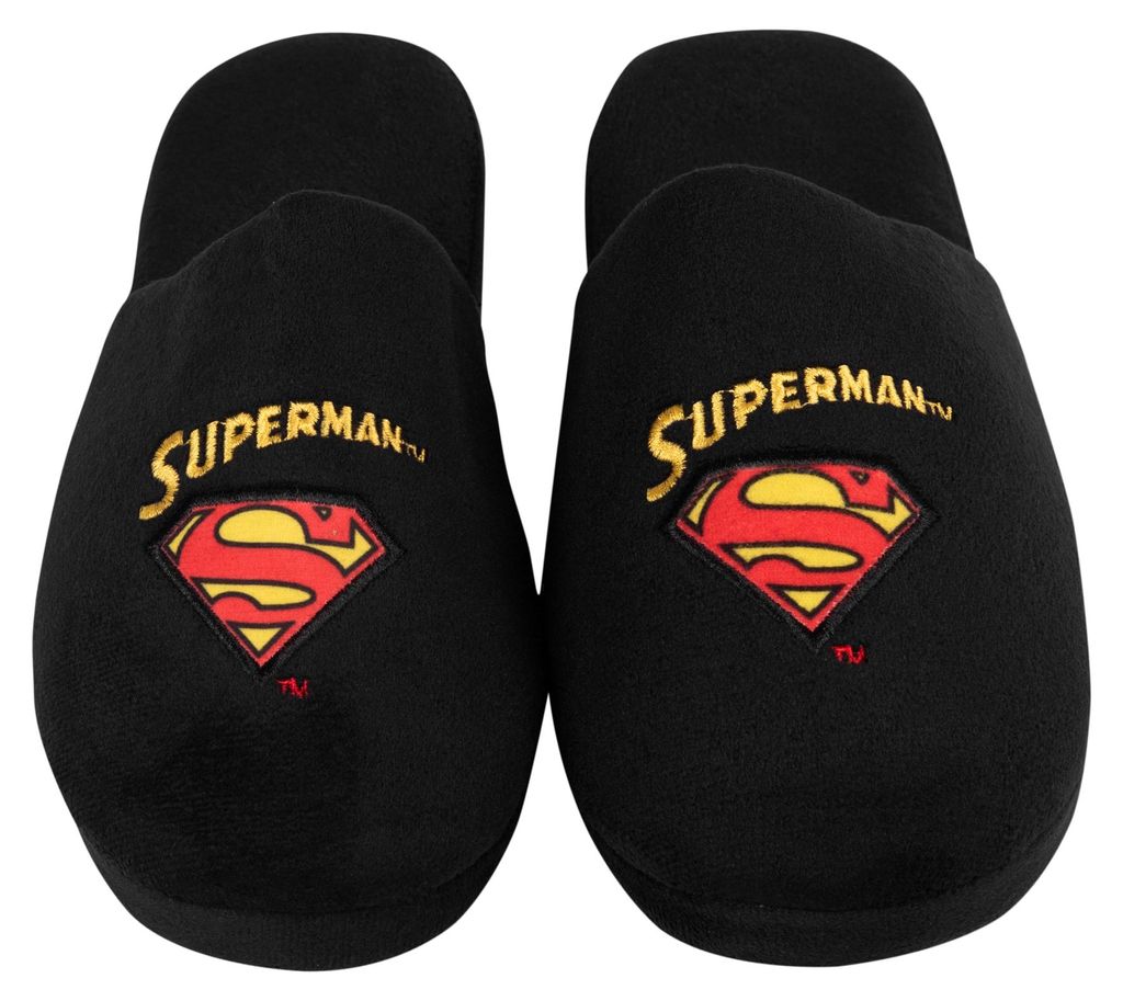 DC Comics Superman Hausschuhe für Herren - Slipper Puschen Produktbild 