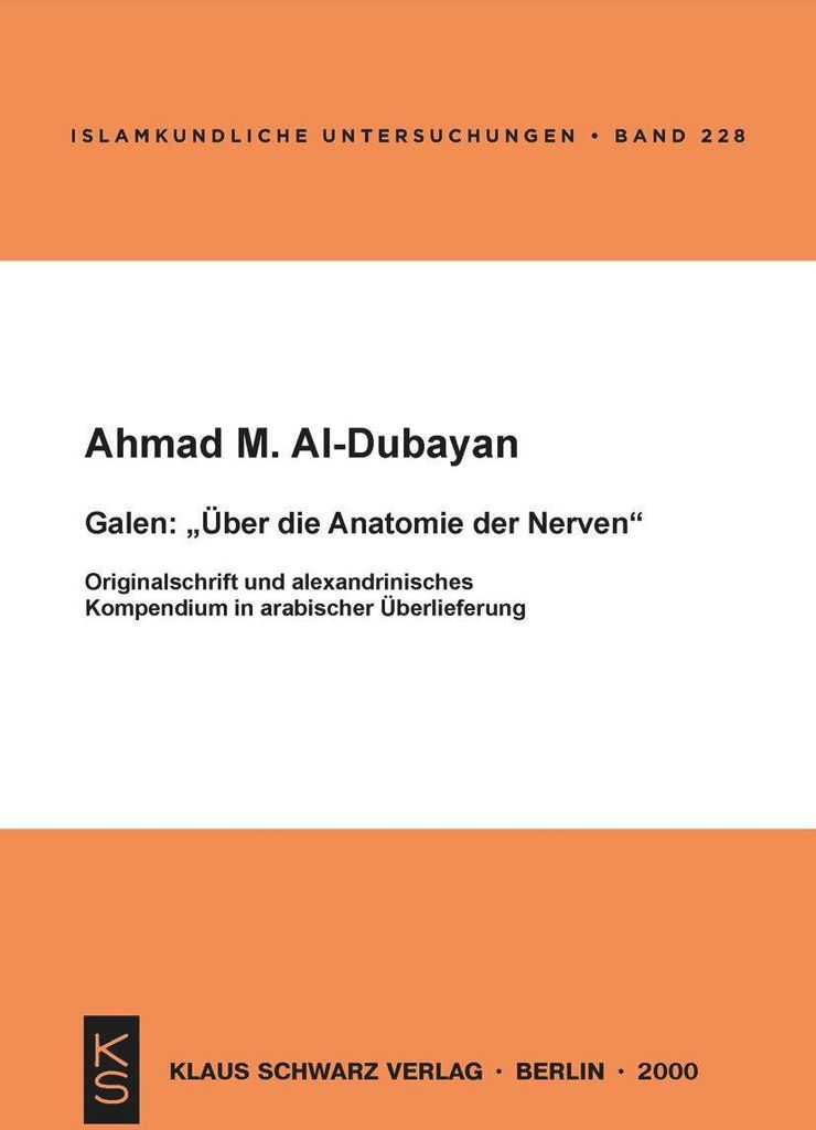 Galen: Über die Anatomie der Nerven