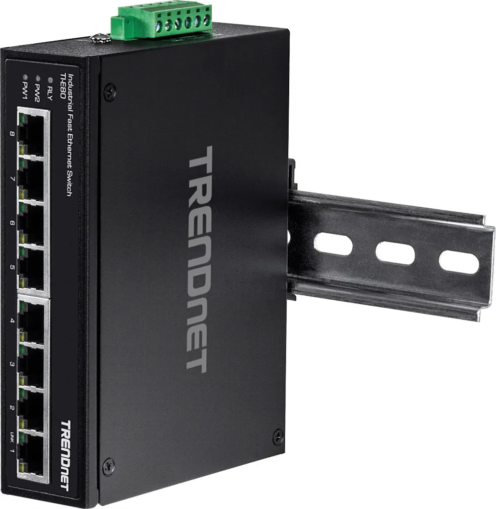 Switch Industriale 8 Porte TRENDnet TI-E80 - Prezzo e Qualità Professionale - 2