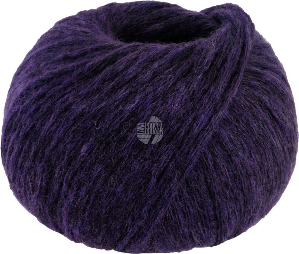 Lana Grossa - Spuma 0019 schwarzviolett Produktbild 